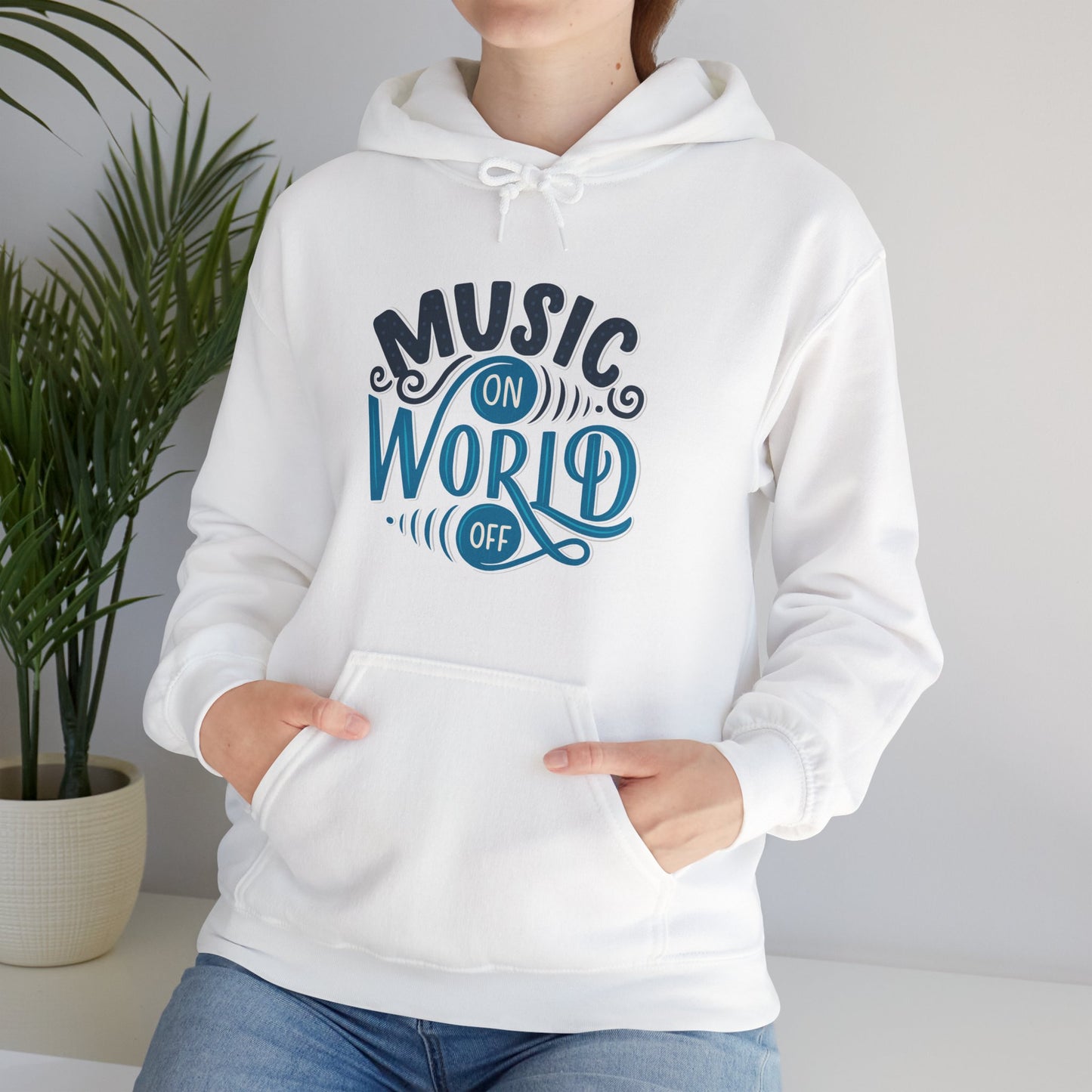 I love the music unisex hoodie - ArtShirt Couture