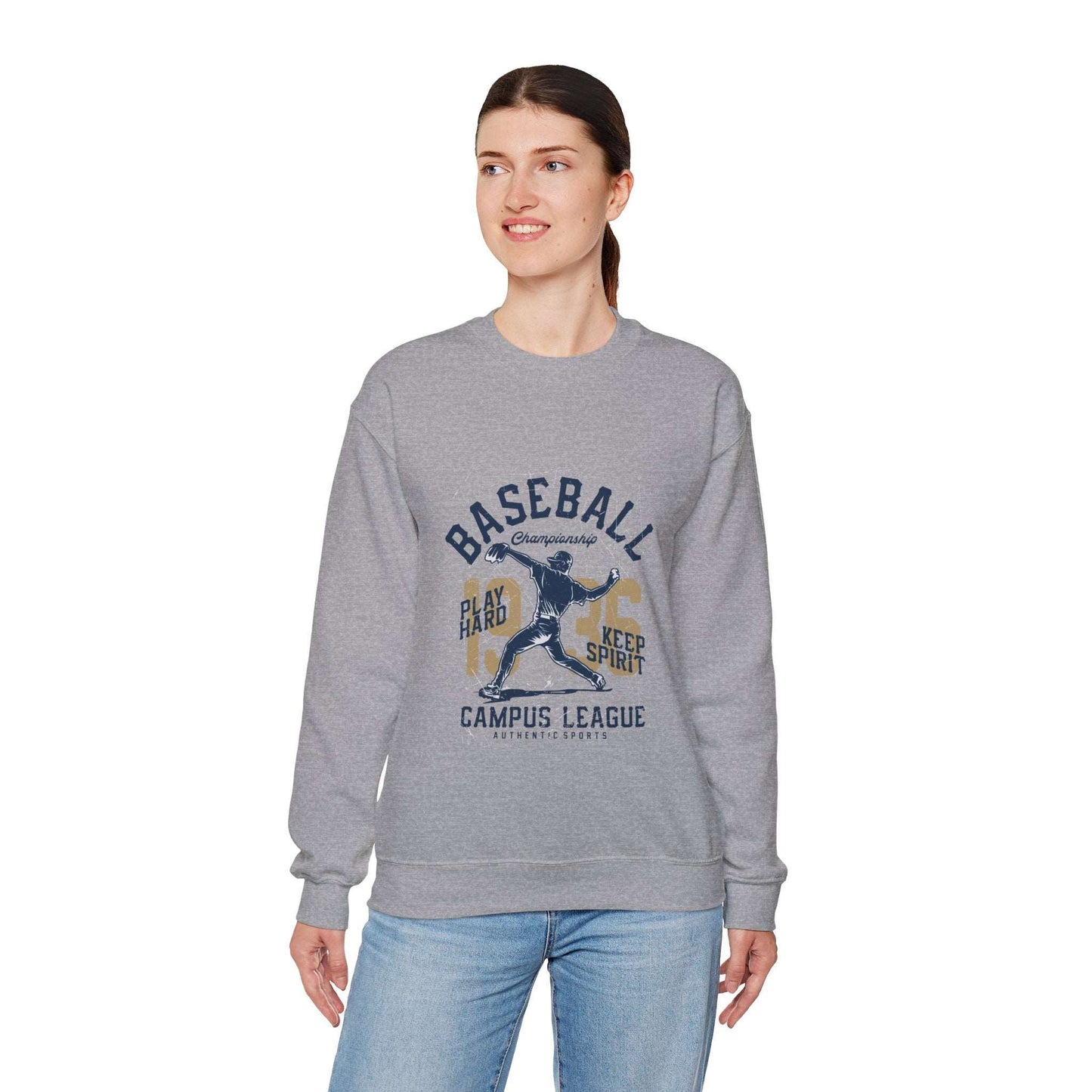 Baseball Unisex Heavy Blend™ Crewneck Sweatshirt - ArtShirt Couture