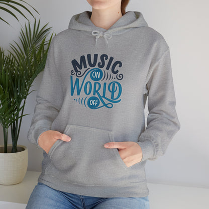 I love the music unisex hoodie - ArtShirt Couture