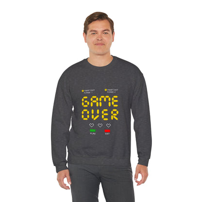 Game Over Unisex Heavy Blend™ Crewneck Sweatshirt - ArtShirt Couture