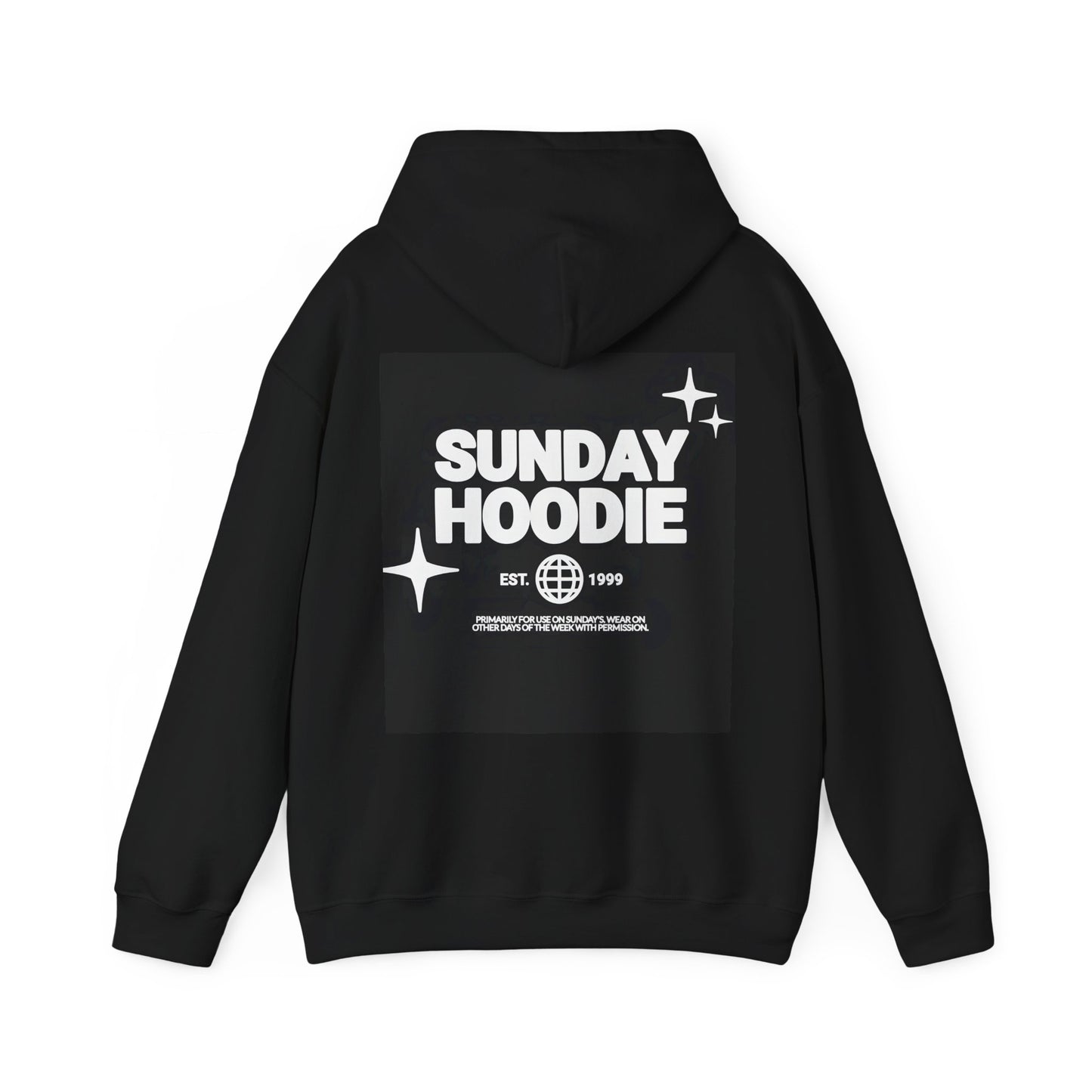 Sunday Hoodie Unisex Heavy Blend™ Sweatshirt | Cozy Graphic Hoodie for Relaxed Days - ArtShirt Couture