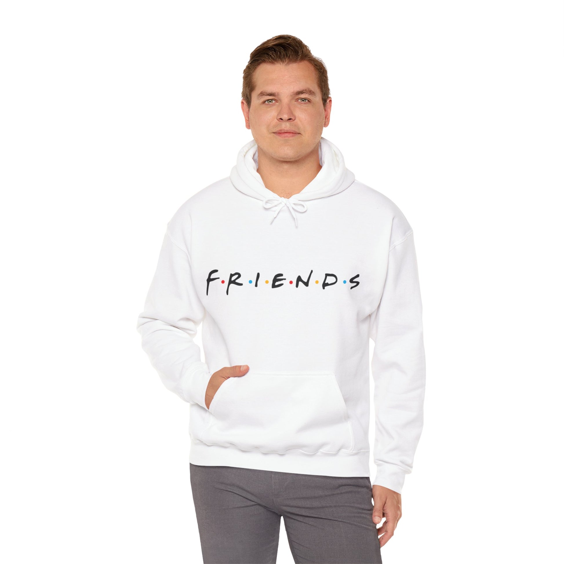 F.r.i.e.n.d.s tv show Unisex Heavy Blend™ Hooded Sweatshirt - ArtShirt Couture