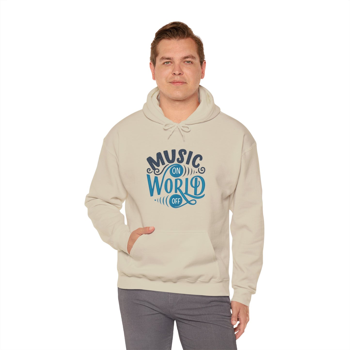 I love the music unisex hoodie - ArtShirt Couture