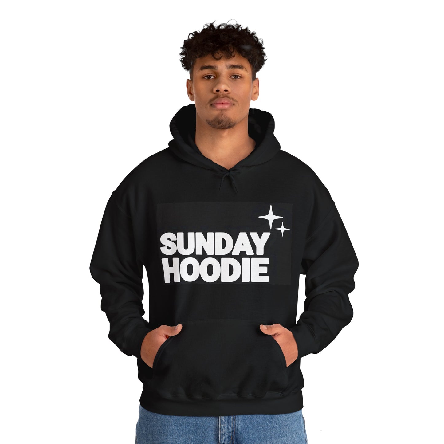 Sunday Hoodie Unisex Heavy Blend™ Sweatshirt | Cozy Graphic Hoodie for Relaxed Days - ArtShirt Couture