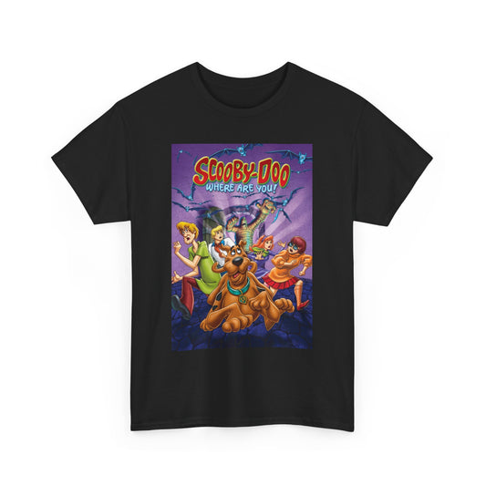 Scooby Doo Unisex Heavy Cotton Tee | Fun Graphic T-Shirt for Cartoon Fans - ArtShirt Couture