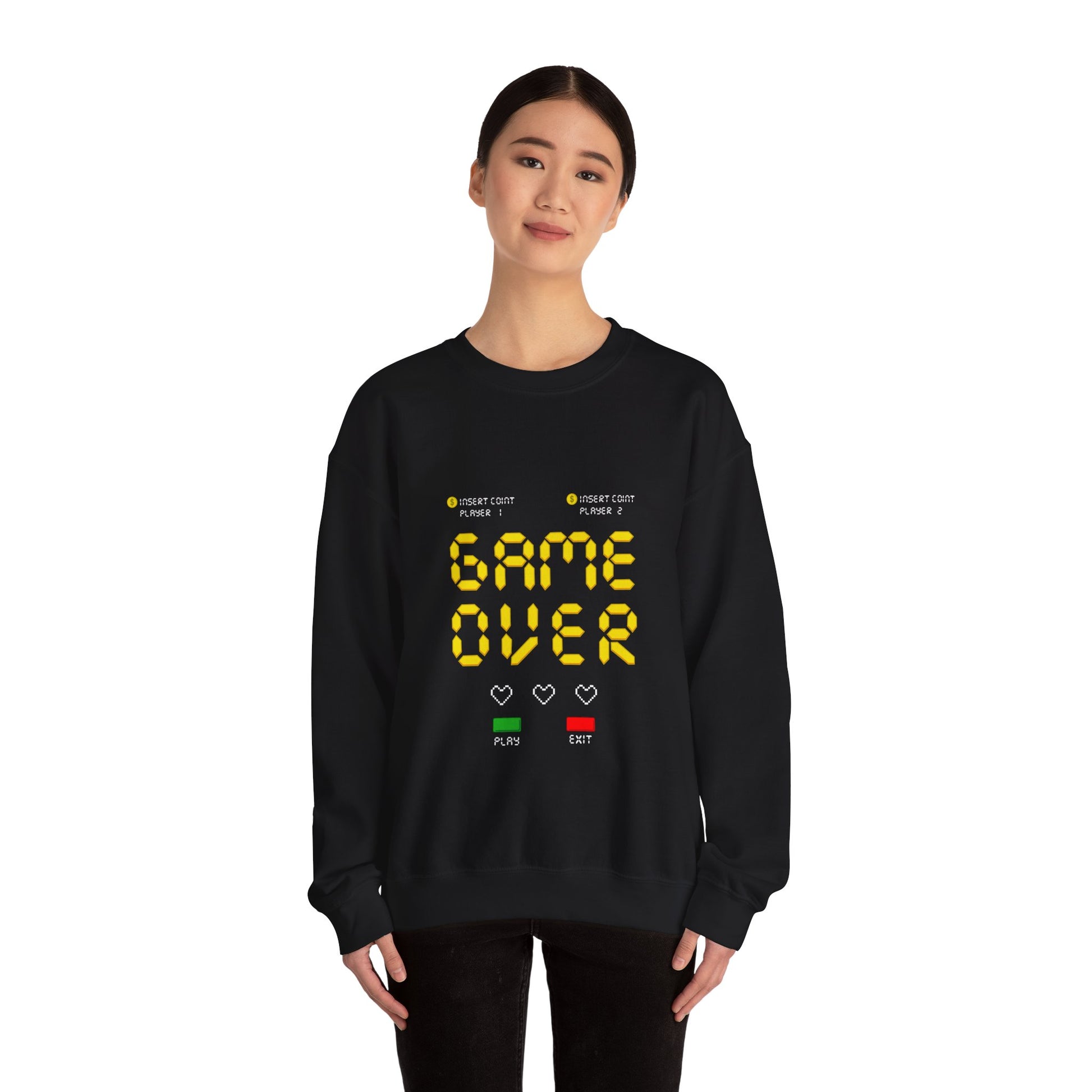 Game Over Unisex Heavy Blend™ Crewneck Sweatshirt - ArtShirt Couture