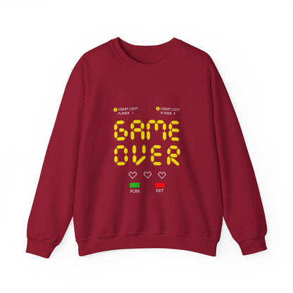 Game Over Unisex Heavy Blend™ Crewneck Sweatshirt - ArtShirt Couture