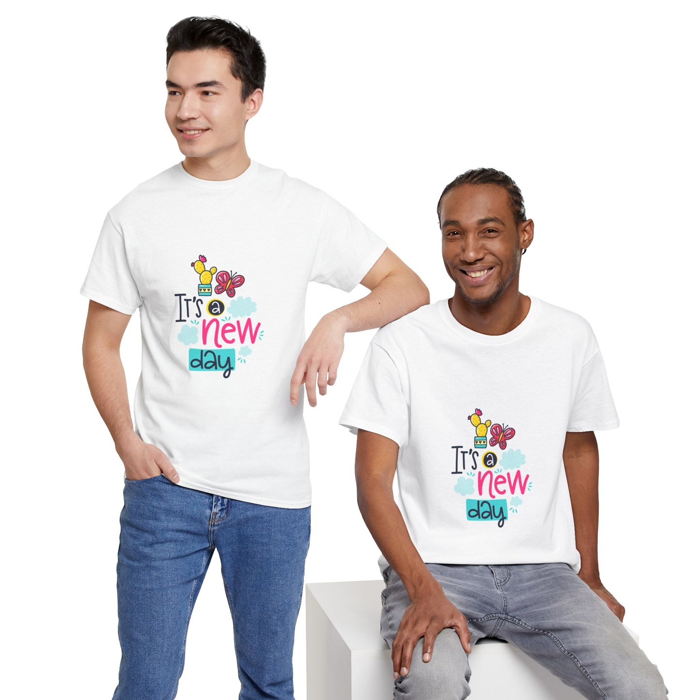 It's a new day Unisex Heavy Cotton Tee - ArtShirt Couture