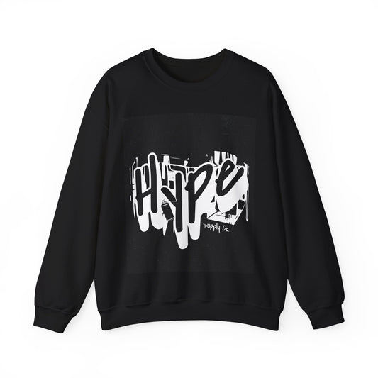 Hype Unisex Heavy Blend™ Crewneck Sweatshirt BY ARTSHIRTCOUTURE