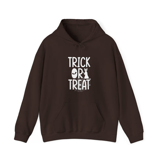 Trick or Treat Unisex Heavy Blend™ Hoodie | Halloween-Themed Sweatshirt for Spooky Fun - ArtShirt Couture