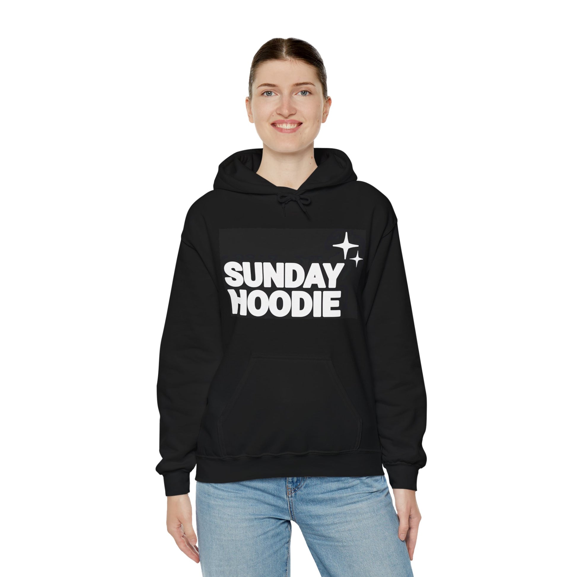 Sunday Hoodie Unisex Heavy Blend™ Sweatshirt | Cozy Graphic Hoodie for Relaxed Days - ArtShirt Couture