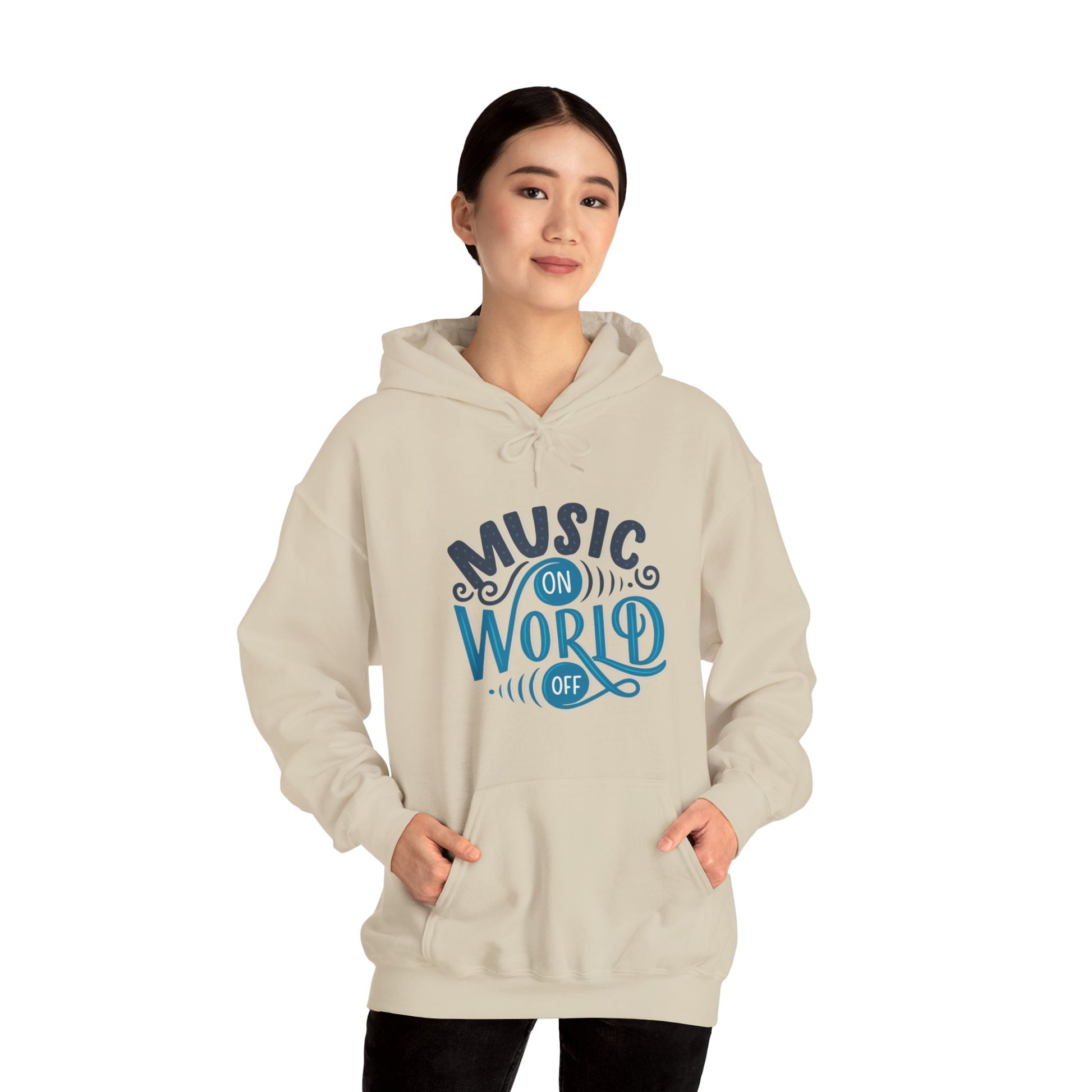 I love the music unisex hoodie - ArtShirt Couture