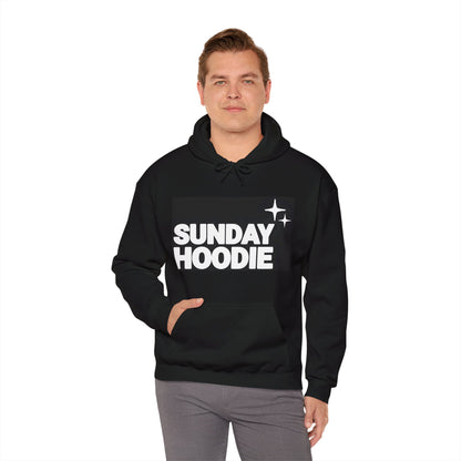 Sunday Hoodie Unisex Heavy Blend™ Sweatshirt | Cozy Graphic Hoodie for Relaxed Days - ArtShirt Couture