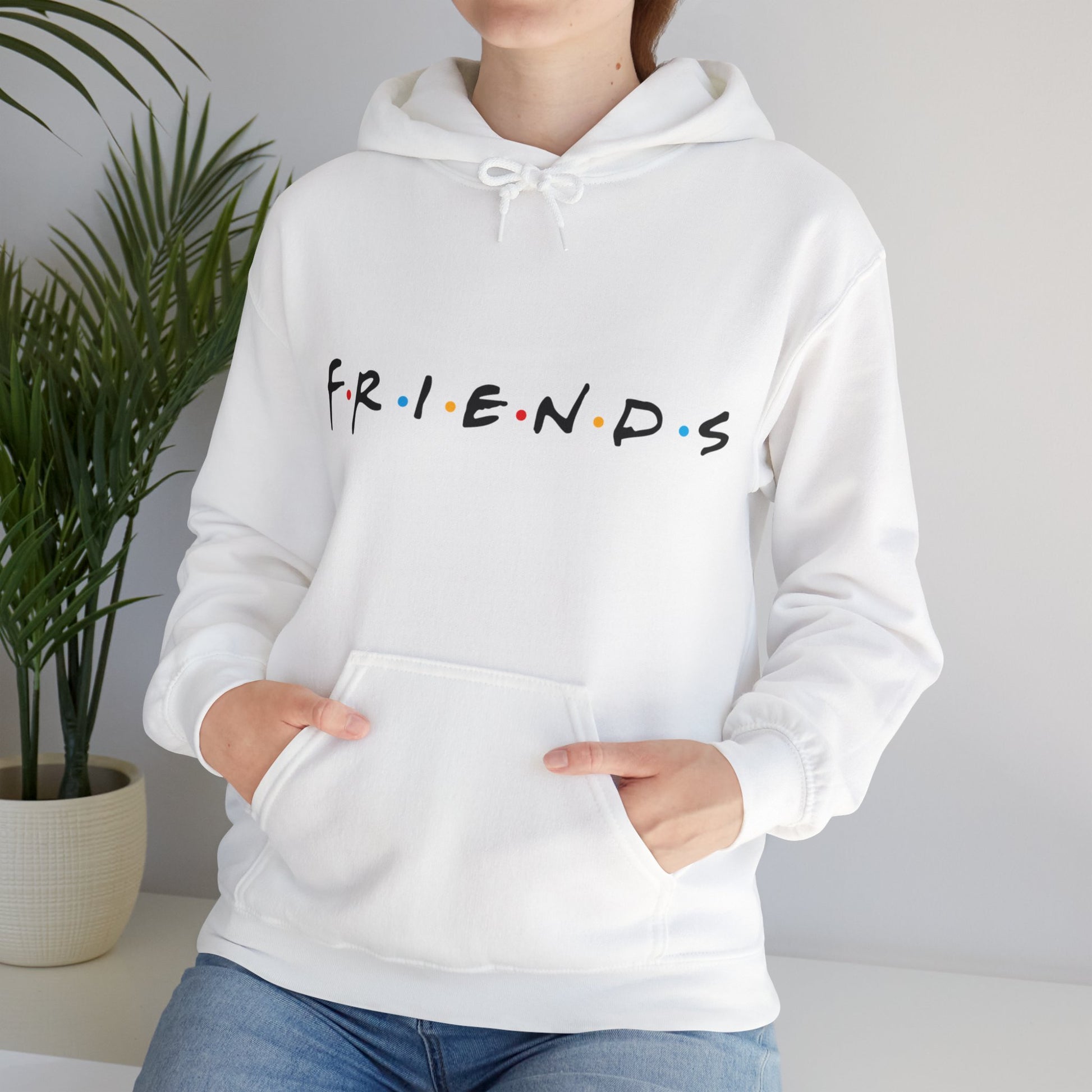 F.r.i.e.n.d.s tv show Unisex Heavy Blend™ Hooded Sweatshirt - ArtShirt Couture