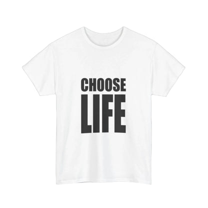 George Michael Wham Choose Life Unisex Heavy Cotton Tee | Retro Graphic T-Shirt