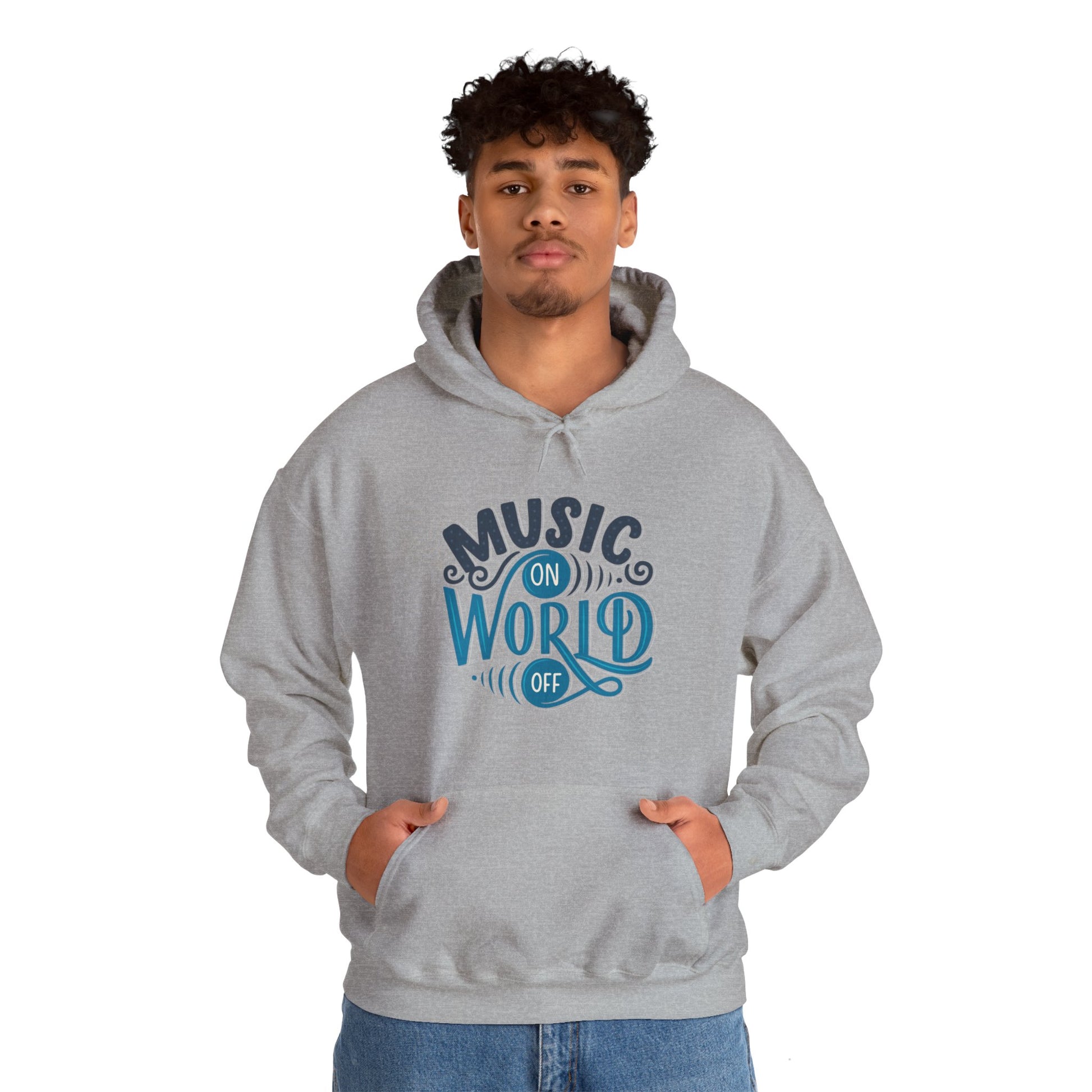 I love the music unisex hoodie - ArtShirt Couture