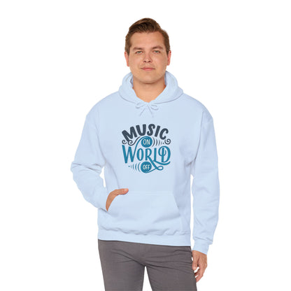 I love the music unisex hoodie - ArtShirt Couture