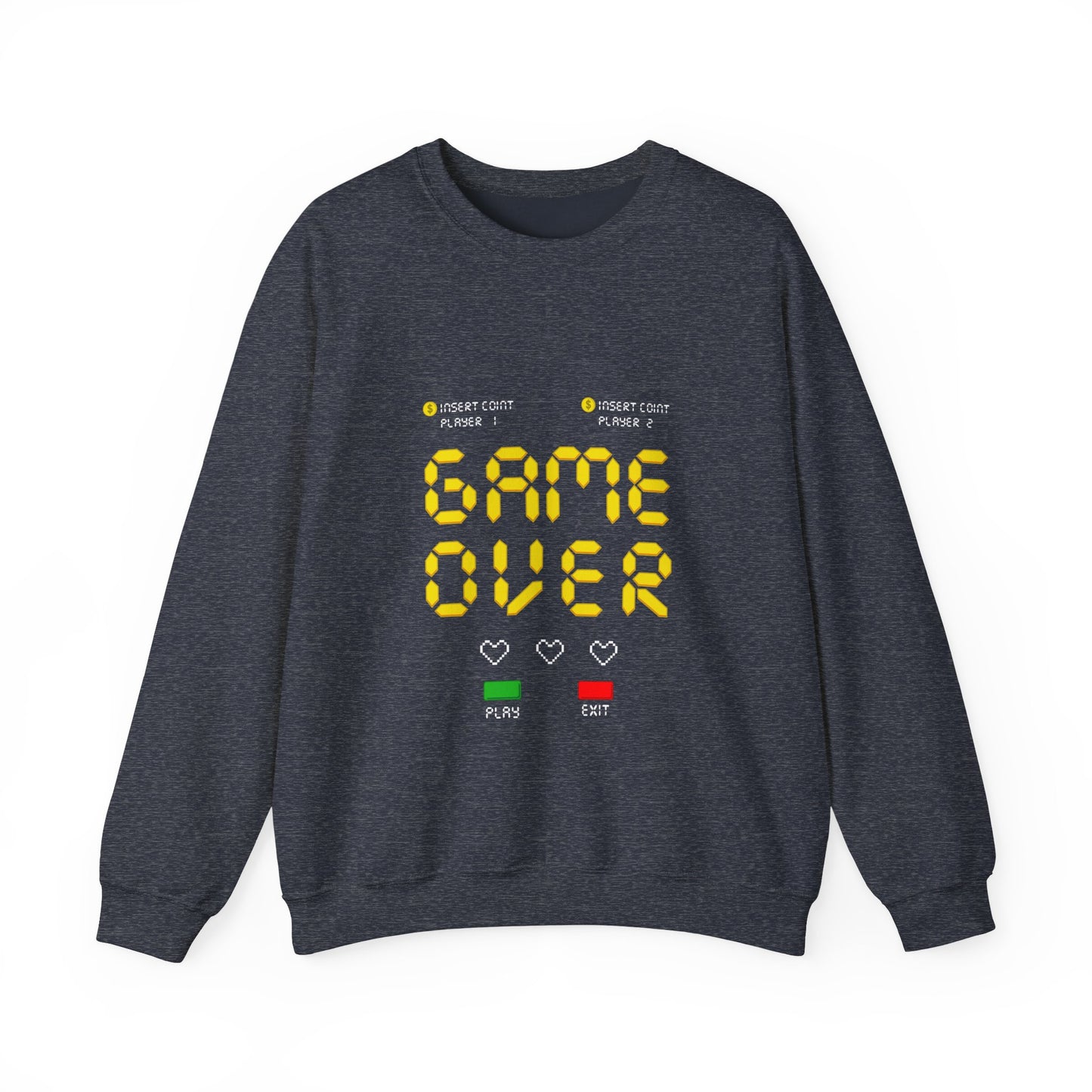 Game Over Unisex Heavy Blend™ Crewneck Sweatshirt - ArtShirt Couture