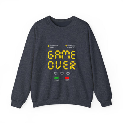 Game Over Unisex Heavy Blend™ Crewneck Sweatshirt - ArtShirt Couture