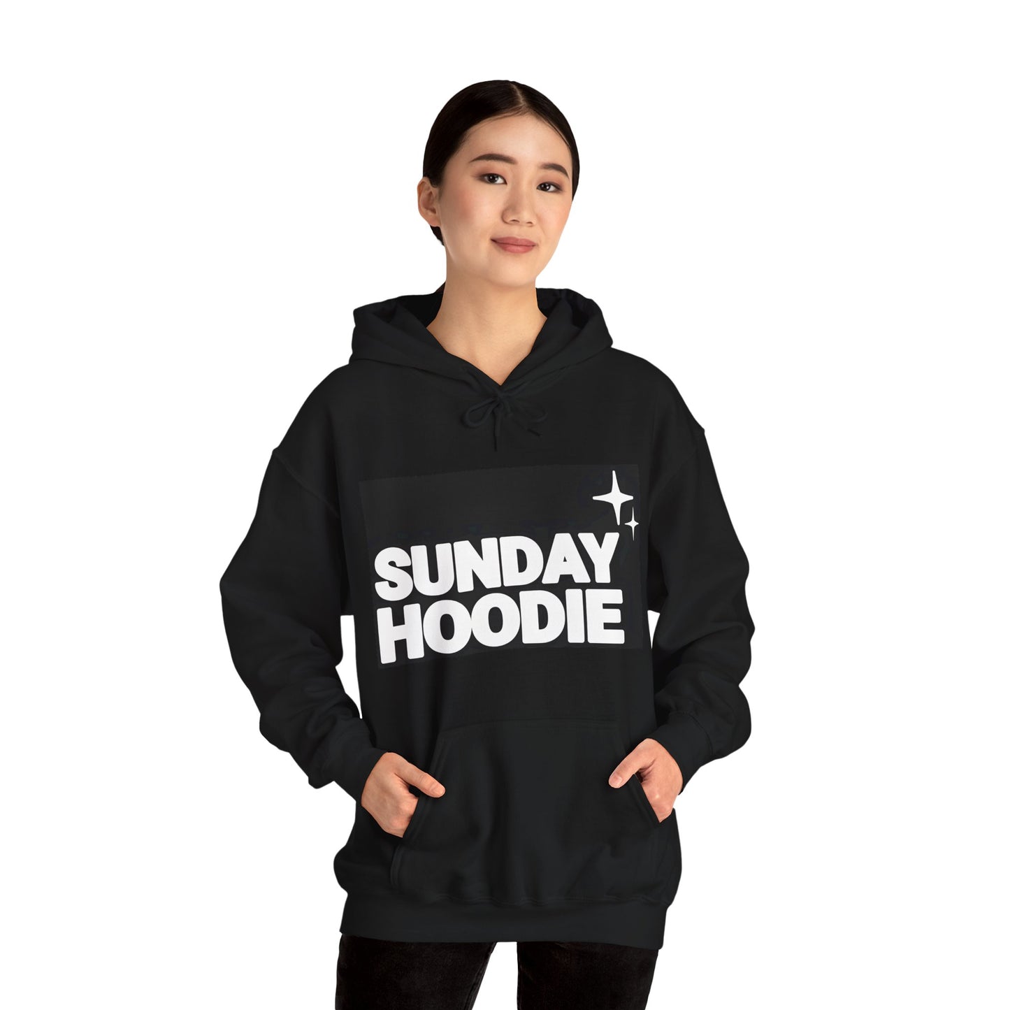 Sunday Hoodie Unisex Heavy Blend™ Sweatshirt | Cozy Graphic Hoodie for Relaxed Days - ArtShirt Couture