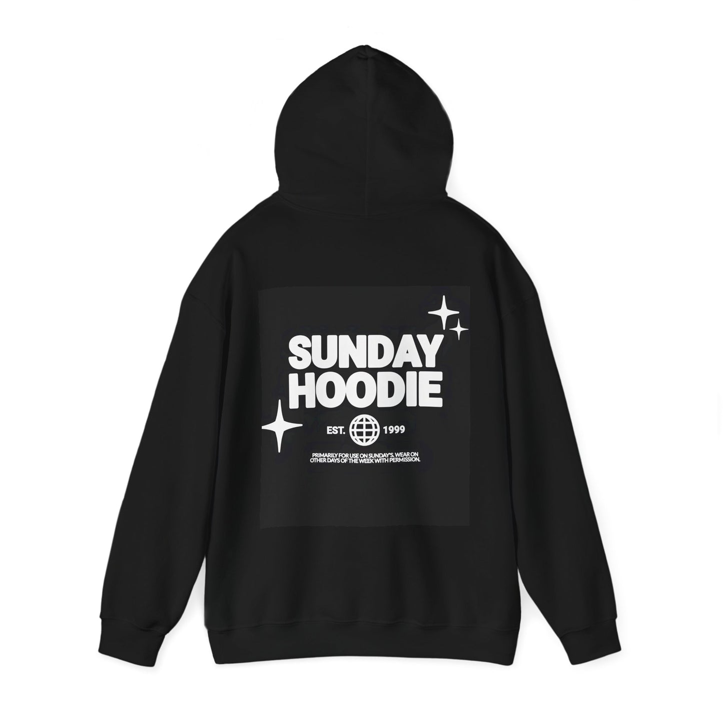 Sunday Hoodie Unisex Heavy Blend™ Sweatshirt | Cozy Graphic Hoodie for Relaxed Days - ArtShirt Couture