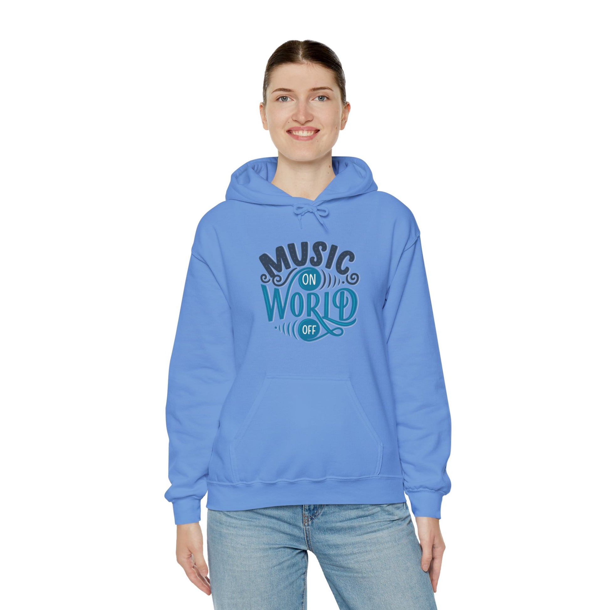 I love the music unisex hoodie - ArtShirt Couture