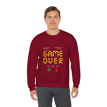 Game Over Unisex Heavy Blend™ Crewneck Sweatshirt - ArtShirt Couture