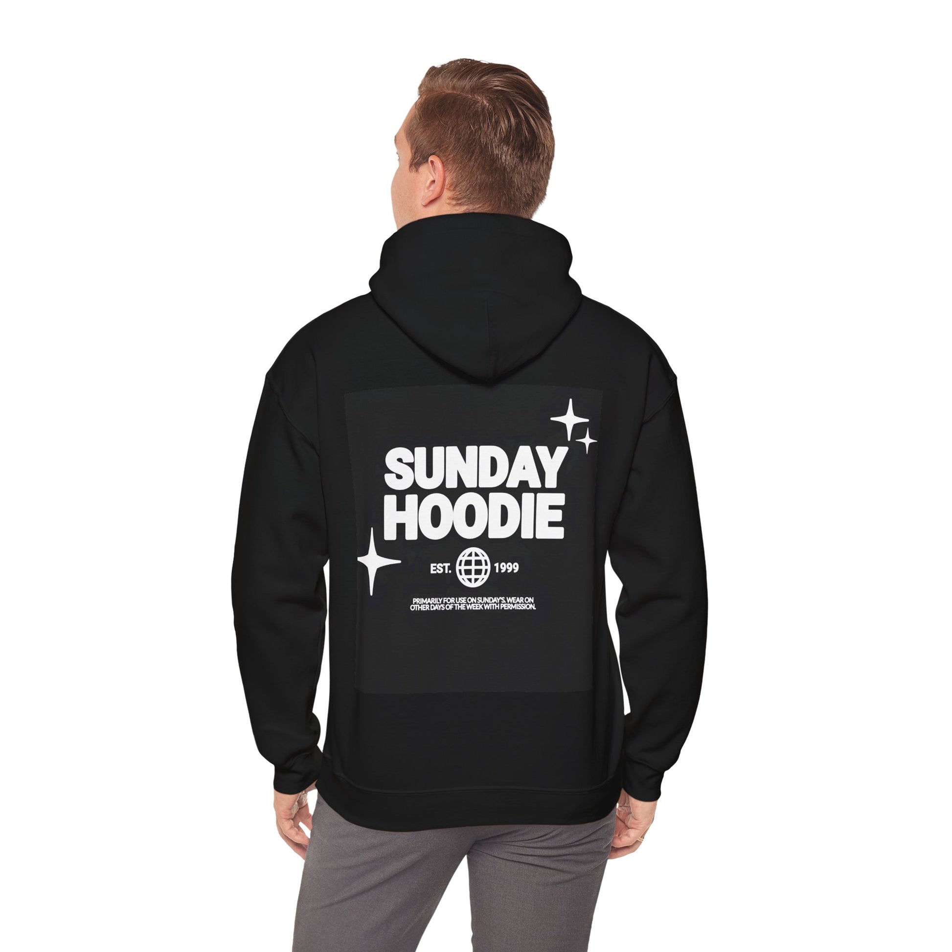 Sunday Hoodie Unisex Heavy Blend™ Sweatshirt | Cozy Graphic Hoodie for Relaxed Days - ArtShirt Couture