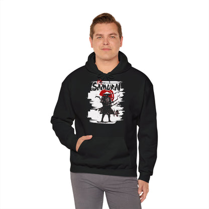 Samurai Unisex Heavy Blend™ Graphic Hoodie | Stylish Japanese Warrior Sweatshirt for Men & Women - ArtShirt Couture